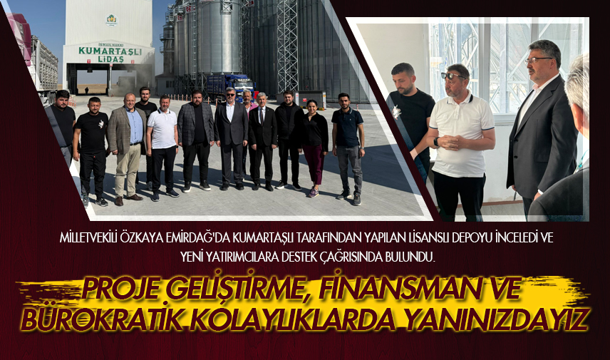 Proje geliştirme, finansman ve bürokratik kolaylıklarda yanınızdayız